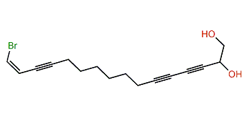 (Z)-16-Bromo-15-hexadecene-3,5,13-triyne-1,2-diol